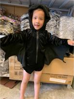 Helovino moteriškas šikšnosparnio kostiumas Cosplay: Betmeno kostiumas vaidmenų žaidimui tėvai-vaikai children; M black