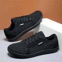Madingi 2024 m. nauji unisex platūs basi batai vyrams ir moterims, bėgimo takais, minimalistiniai ėjimo batai, lengvi ir kvėpuojantys 37 black