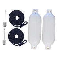 2x Boat Fender anti collision balls Thickened PVC Mooring Buoy for Row Boats Yacht Boat Dock Mooring cushioning and protection