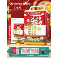 Children's Piggy Bank ATM Code Fingerprint Unlock Money Box With Music Story Piggy Bank Toys for Kids Christmas Boys Girls Gifts