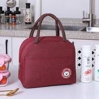 1PCS Portable Cooler Bag Ice Pack Lunch Box Insulation Package Insulated Thermal Food Picnic Bags Pouch For Women Kids gray