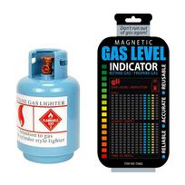 Propane Butane LPG Fuel Gas Tank Level Indicator Magnetic Gauge Bottle Temperature Measuring Stick Test Card blue
