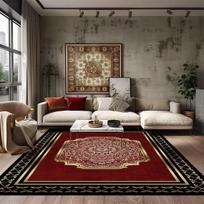 Luxury Large Size Carpet Living Room Sofa Area Rugs European and American Decoration Bedroom Rug Non-slip Porch Doormat Washable 60x90cm 23.6x35.4in