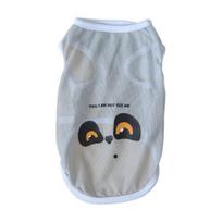 Top Stylish Comfortable Summer Cool Mesh Dog Vest Breathable Cartoon Print T-Shirt for Cat pilka