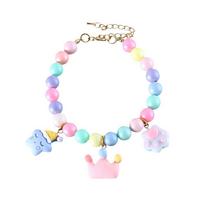 Puppy Accessories Adjustable Pet Products Bow Dog Bell Pet Pearl Collar Cat Jewelry Pearl Necklace
