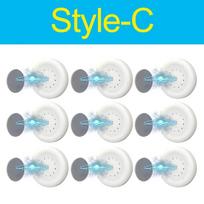 30/2vnt Magnetiniai kabliukai Sieninis nuotolinio valdymo pultas Tvirtas magnetinis laikiklis Raktai Šaldytuvas Lipdukas laikymo kabliukai Namų tvarkyklės kabliukas 2PCS(1 Pair)