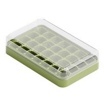 5/28 Grid Ice Cubes Moulds With Lid Easy Release Fridges Ice Box For Home Kitchen 5 Grids beige