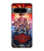 Case - MANIACASE - Google Pixel 8a Pro - Soft - Black - Stranger Things season 2 juoda