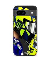 Coque - MANIACASE - Google Pixel 8a - Silicone - Souple - MotoGP Helmet juoda