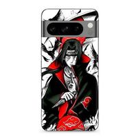 Case for Google Pixel 8 Pro Demon Slayer Kimetsu no Yaiba Itachi Uchiha juoda