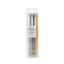 Bamboo Charcoal Soft Hair Small Head Toothbrush 4-pack Family Box Adult Macaron Toothbrush Daily Store 4pcs white