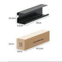 Under Table Cable Organizer Under Desk Cable Tray Wire Organizer No Trace Widened Design Protection Tray for Various Tables White-S white