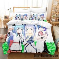 Anime Sora No Method Celestial Method Bedding Set Boys Girls Twin Queen Size Duvet Cover Pillowcase Bed Kids Adult Home Textiles 70x133cm 2pcs