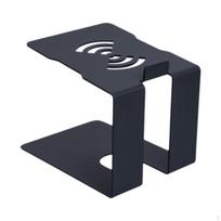 Stalinis garsiakalbio stovas Kompiuterio laikiklis Laikiklis Geležinis metalinis atraminis pagrindas C formos skirtas 1 Piece gray