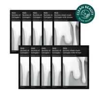Aviv Gum Crack Sheet Mask Collagen Milk Sticker 10 sheets gray