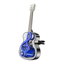 Car Air Freshener Guitar Shape Aromatherapy Diffuser Rotating Car Diffuser Dashboard Ornaments Easy Install mėlyna