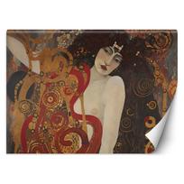 Tapetai Moteriška Abstrakcija - G. Klimtas 100x70 auksinė