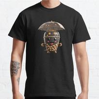 Men Fashion Casual Short Sleeves Choco-Bubble Delight Black Tees Oversized T-shirts S juoda