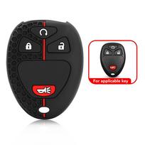 Car Remote Key Case Cover For Chevrolet Tahoe Suburban Gmc Yukon Cadillac Escalade Shell Fob Holder Bag Accessories 4 Button