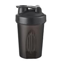 400ML Sportinis baltymų kokteilių puodelis su svarstyklėmis ir individualiu logotipu 400ML mėlyna