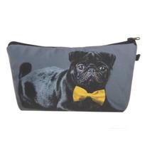 Women Dog Print Cosmetic Bag Toiletries Organize Travel Storage Case ADM