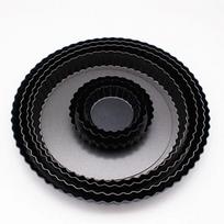 8–24 CM Nelipnios keptuvės iš anglies plieno pyrago pyrago formelės nuimamas dugnas pyrago keptuvėje orkaitėje kepimo padėklas Indas Tešlos įrankiai Kepiniai gray
