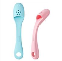 Pet Oral Cleaning Silicone Finger Toothbrush for Dogs and Cats rožinė/mėlyna