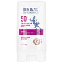 Blue Lizard Australian Sunscreen, Baby, Mineral Sunscreen Stick, SPF50+, 0.5 oz (14 g) white
