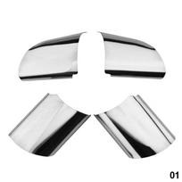 4Pcs/set Carbon Fiber Car Interior Steering Wheel Trim Cover Sticker for Ford Focus MK2 2005 - 2011 Decoration Accessories sidabras
