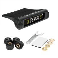 Saulės TPMS automobilių padangų slėgio jutiklių stebėjimo sistema borto kompiuterio rinkinys skaitmeninis visureigio 4x4 visureigio MPV automobilių priedai juoda