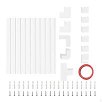 Cord Cover Wall Raceway Kit Cable Hiders Flame Retardant Management for Office Ethernet Style A