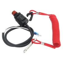 Outboard Engine Motor Scooter Kill Stop Switch Kill Urgent Stop Button Boat Kill Switch Outboard Engine Motor Urgent Stop Switch CHINA black