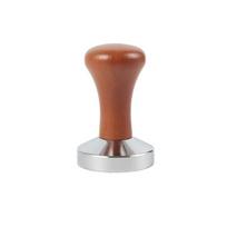 51/53/58mm Espresso Tampers Powder Machine Wooden Handle Coffee Powder Dispenser Filler Base Press Mat Barista Tools Accessories 51mm