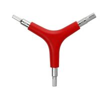Three Way Allen Key Y-Shaped Hex Wrench Bike Cycling Repair Tool 4mm 5mm 6mm For Bikes Motorcycle Mountaining Bicycles red