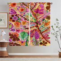 Garden of the Mind Christmas Curtains for Living Room Blinds Customs Free Shipping Products Fabric Curtain Tiebacks Tentacles W50xH70cmx2pcs-CL