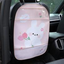 1PC Anti-Child-Kick Pad Car Seat Back Cover Protector for Kids Cartoon Auto Anti Kick Mat with Bag Waterproof Anti Kick Pad