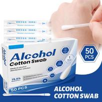 50 vienkartinių jodo vatos tamponėlių Vatos tamponėliai Buitiniai jodo vatos tamponėliai 7,5 ml One Size