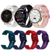 7Pcs 20mm 22mm Unisex Soft Silicone Strap Compatible with Huawei Samsung Xiaomi Galaxy Honor Series Breathable Waterproof Bracelet Gift To Your Lover 20mm