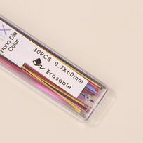 0,7 mm spalvotas automatinis švino papildymas Hb grafito švino meno eskizas tapyba pieštukų laidai raštinės reikmenys