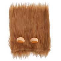 Lion Mane Wig Headgear Fancy Dress Up Halloween Clothes Mane Wig for Dogs Pet CostumeLight Brown L L šviesiai ruda spalva