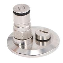 1,5 colio Tri Clamp prie Ball Lock stulpelio adapteris su slėgio mažinimo vožtuvu Greitai montuojamas Ball Lock stulpelis