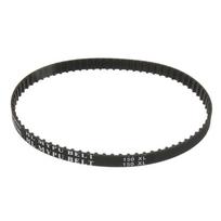 150XL dantytas diržas, juodas, krumpliuotas, 10 mm pločio