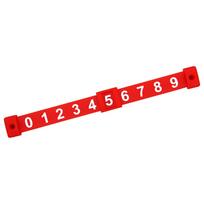 Table Football Score Markers Durable Foosball Point Tracker Counter Accessories for Foosball Table Easy Installation raudona