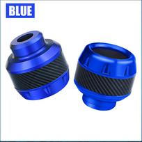 Aliuminio Universalūs Motociklų Kritimo Apsaugos Priekiniai Slankikliai Enduro Rankų Apsaugai Cross Yamaha R1 mėlyna