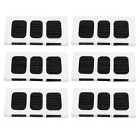 6pcs Refrigerator Air Filter Replacement Carbon Activated Filter Compatible for Frigidaire Paultra2 black