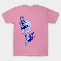 T Shirt Women Zaba Blue Harajuku Print Kawaii Tshirt Summer Short Sleeve Female T-Shirt Top Tee S