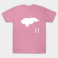 T Shirt Women Honduras Map And H Harajuku Print Kawaii Tshirt Summer Short Sleeve Female T-Shirt Top Tee S