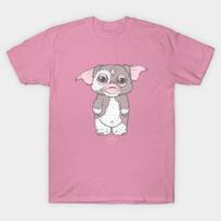 T Shirt Women Gizmo Harajuku Print Kawaii Tshirt Summer Short Sleeve Female T-Shirt Top Tee S gray