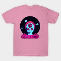 Marškinėliai Moterims Fantastiškas Planetas Harajuku Spausdinimas Kawaii T-shirt Vasaros Trumpomis Rankovėmis Moteriškas Marškinėlis Viršus S rožinė