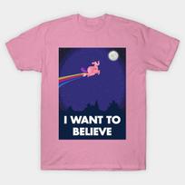 T Shirt Women Believe To Bing Bong Harajuku Print Kawaii Tshirt Summer Short Sleeve Female T-Shirt Top Tee S rožinė